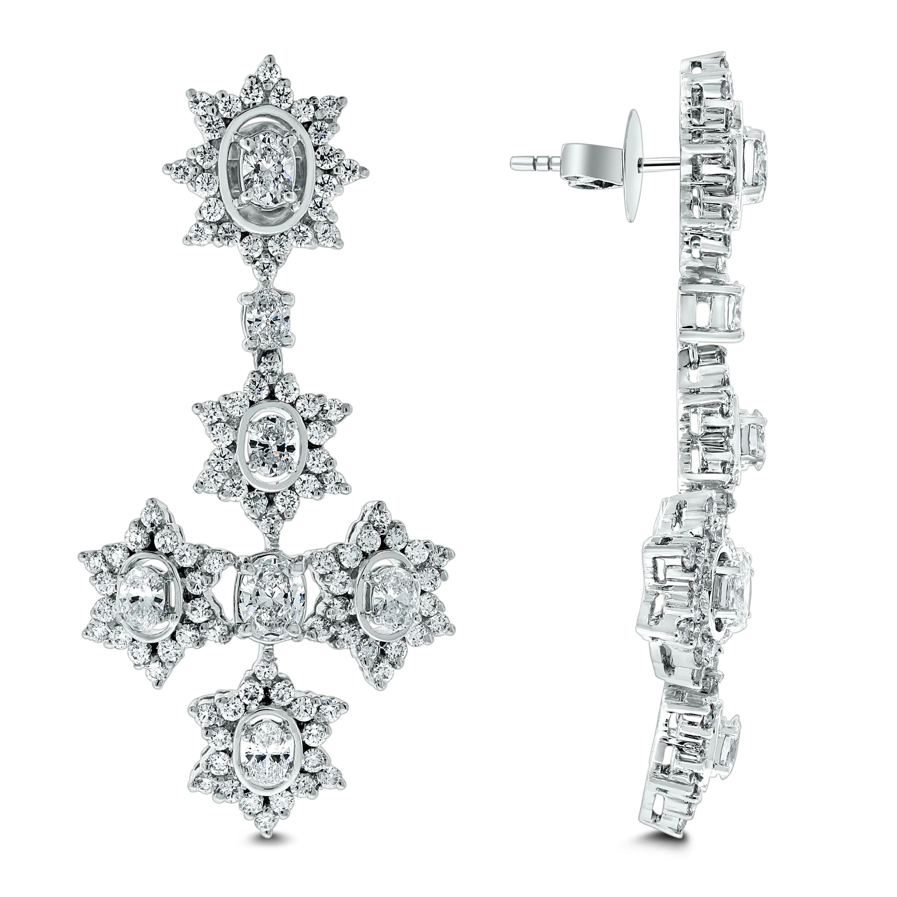 The Sistine Cross Diamond Suite (28.51 ct Diamonds) in White Gold