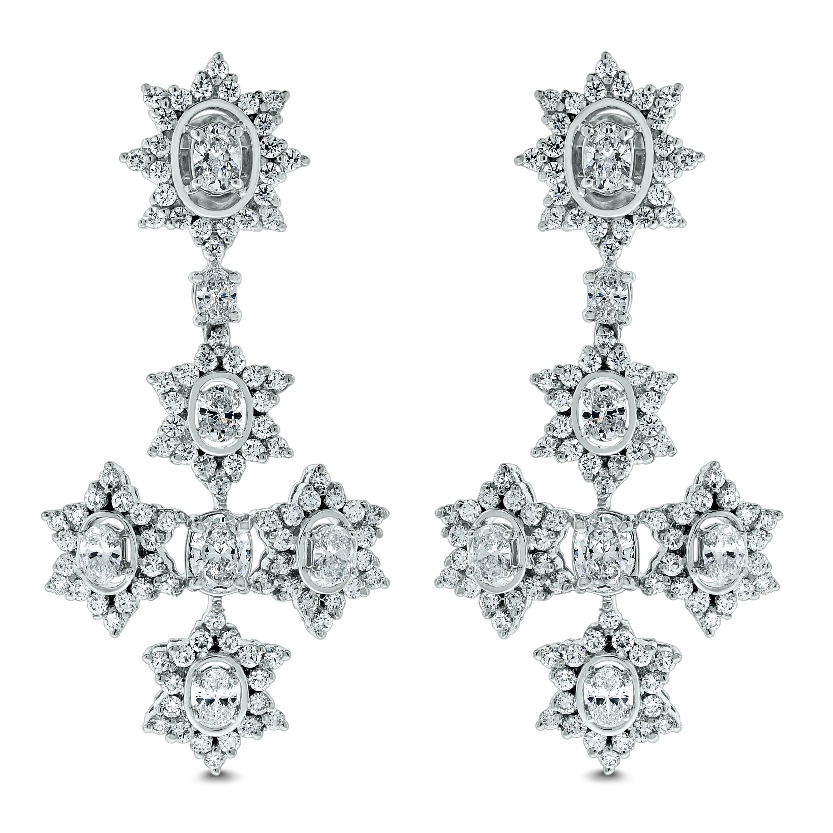 The Sistine Cross Diamond Suite (28.51 ct Diamonds) in White Gold