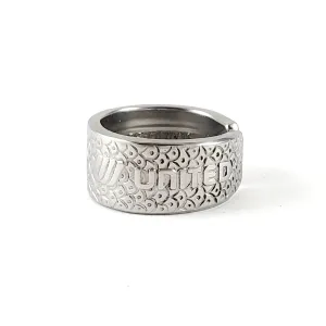 United Airlines Stainless Steel Spoon Ring