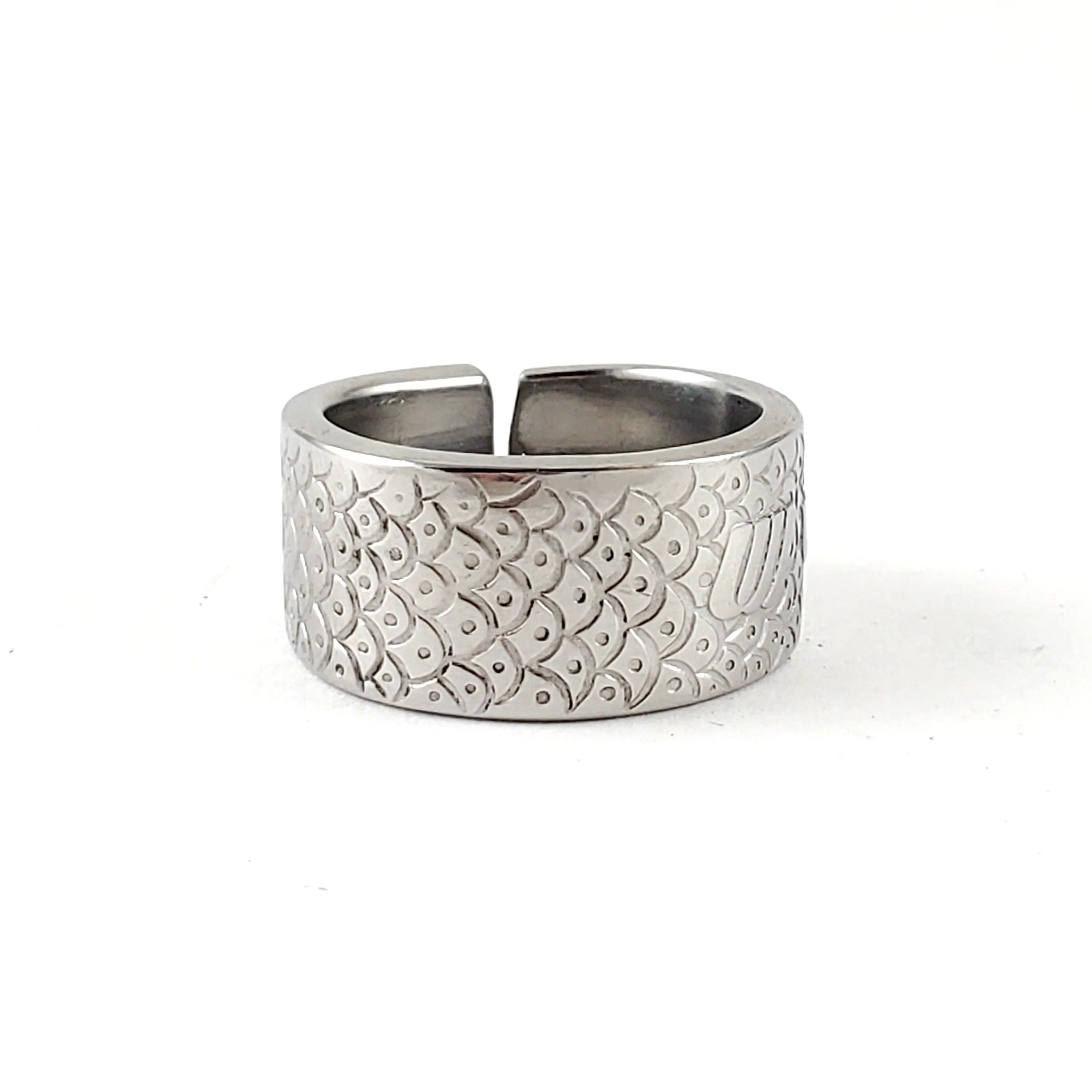 United Airlines Stainless Steel Spoon Ring