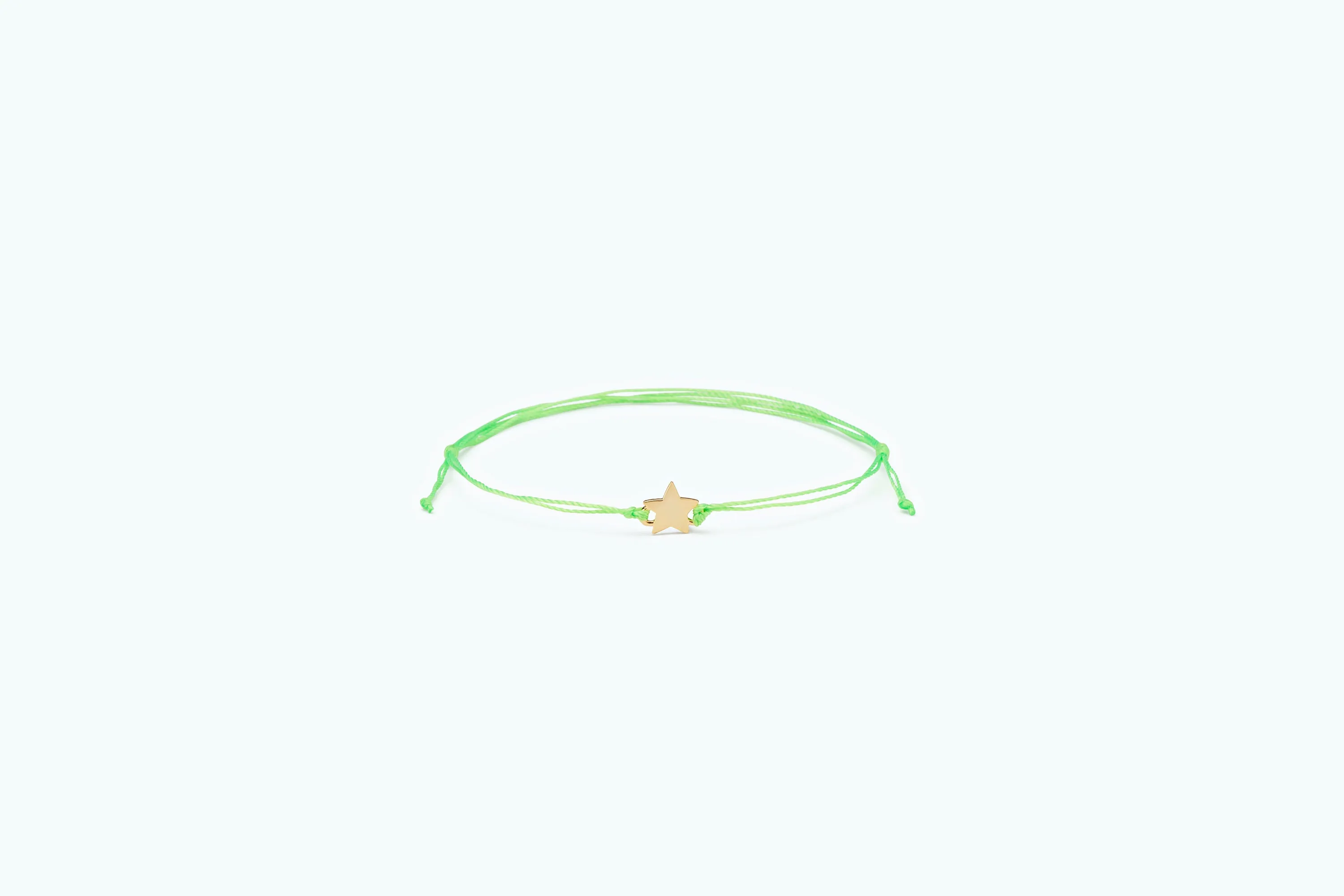 VITAMIN Gold Friends Bracelet (set) Green Star (14K)