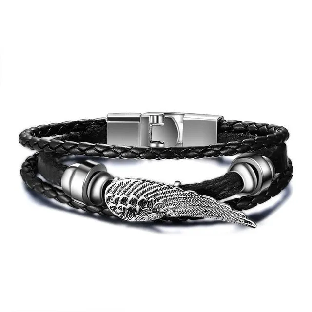 Vnox Lucky Vintage Men's Bracelet